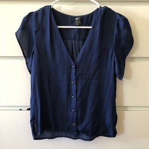 Great condition. H&M soft blouse